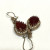 Vintage Sapphire Crystal Gold Plated Sterling Silver Ruby Earrings Vintage Sapphire Crystal Gold Plated Sterling Silver Ruby Earrings
