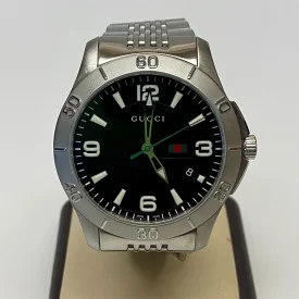 Gucci G-Timeless 126.2 Stainless Watch 48mm