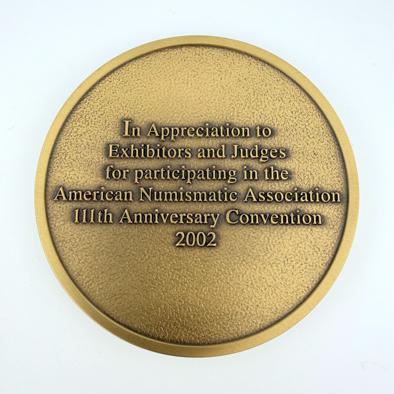 2002 A.N.A. BRONZE Convention Medal 111th - New York, Annual Convention