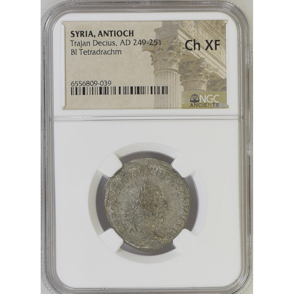 SYRIA ANTIOCH TRAJAN DECIUS, AD 249-251 Bl Tetradrachm