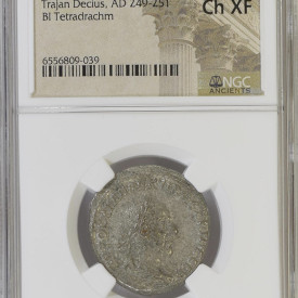 SYRIA ANTIOCH TRAJAN DECIUS, AD 249-251 Bl Tetradrachm