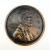Large 75 mm Souvenir Bronze Penny of Gettysburg with Abraham Lincoln