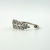 Olive Leaves 925 Sterling Silver  Ring Size 7 CZ