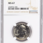 NGC 1966 George Washington 25c MS 67 Mint Coin