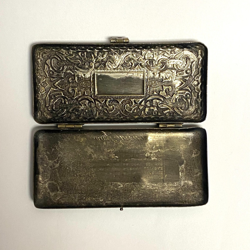 Vintage Gillette Pocket Edition Safety Razor Original Cases, John David Receipt Vintage Gillette Pocket Edition Safety Razor Original Cases, John David Receipt