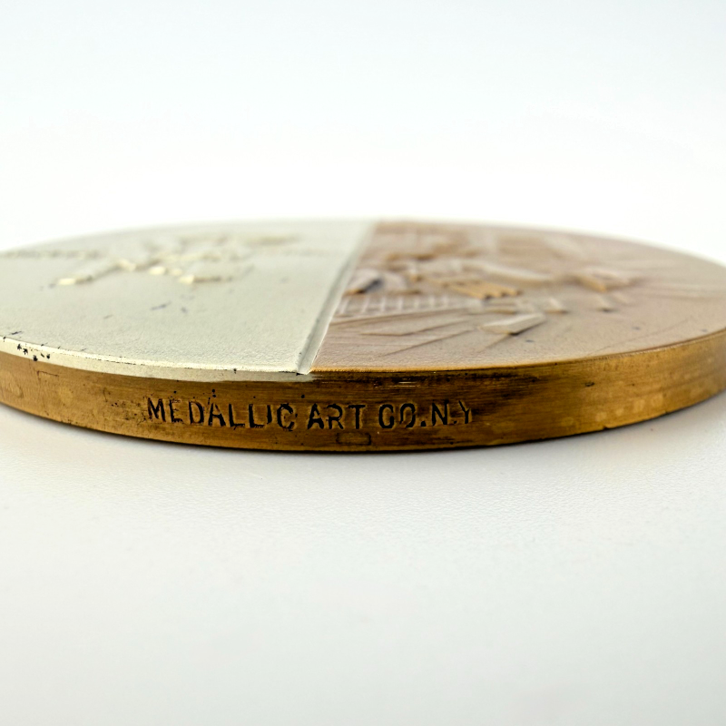 1967 Handy & Harman Sterling Silver Bronze 100 Year Centennial Medal