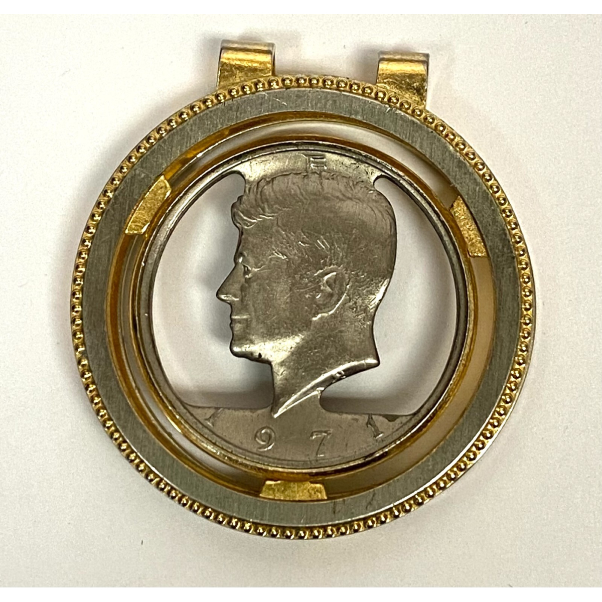 Money Clip made from 50C coin 1971