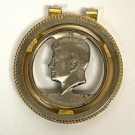 Money Clip made from 50C coin 1971