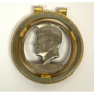 Money Clip made from 50C coin 1971 Money Clip made from 50C coin 1971