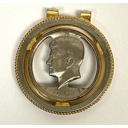 Money Clip made from 50C coin 1971