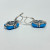 Jenavi Turquoise and Sterling Silver Earrings Vintage Jenavi Turquoise and Sterling Silver Earrings Vintage