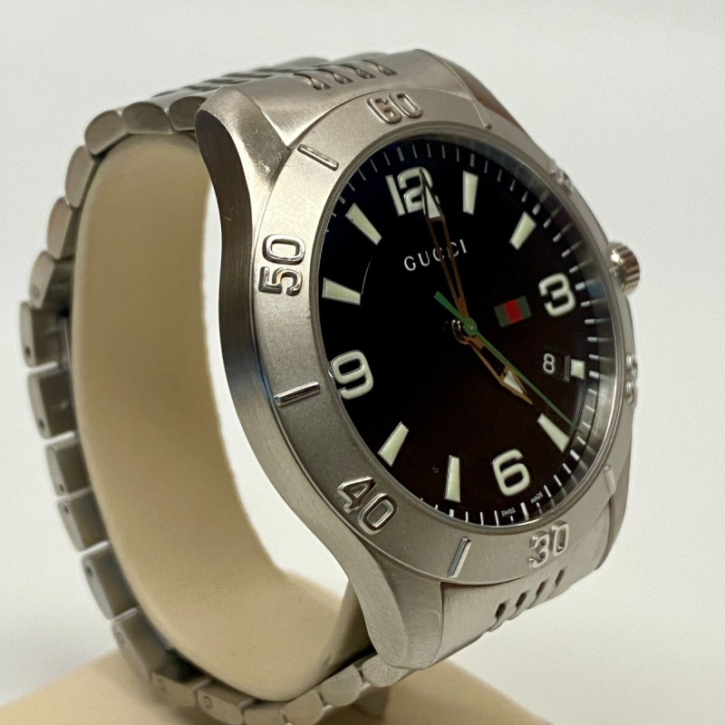 Gucci G-Timeless 126.2 Stainless Watch 48mm