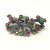 Bora Sterling Silver 925 Tree with Emerald and Ruby Pendant