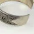 Rare Sarda Artisan Collection Of Bali Paraiba Silver Cuff Bracelet with Cross