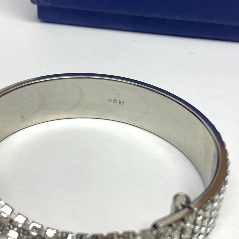 SWAROVSKI Ladies Fit White Stainless Steel Bangle SWAROVSKI Ladies Fit White Stainless Steel Bangle