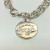 Tiffany & Co. Sterling Silver Round Tag Link Bracelet