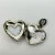 Vintage Marcasite Mother of Pearl Heart Locket/Pendant Sterling Silver Thailand