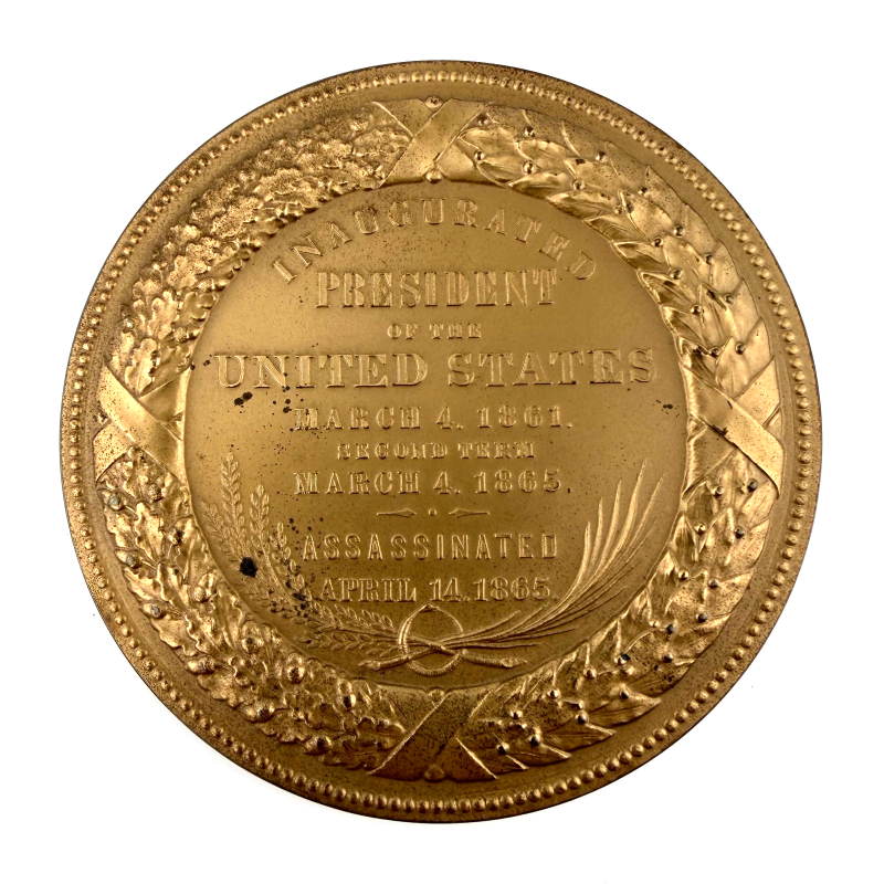 Abraham Lincoln Commemorative Inauguration - Assassination Medal in Original Box