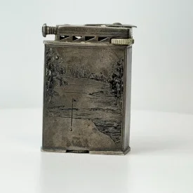 Clark Lighter Rare Vintage 1920's Lighter Sterling Silver Pat. July 27 1926