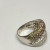 One Lady's Champagne And White Diamond Ring Mounting in Made of 18kt White Gold