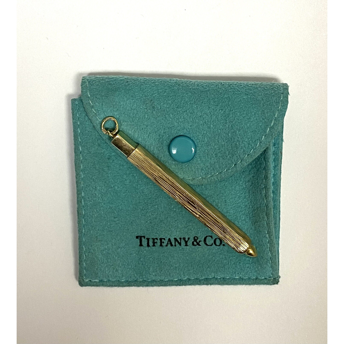 Tiffany & Co., Vintage 14k Yellow  Gold From Germany Elegant Tooth Pick Pendant