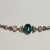 Vintage Sterling Silver Oval Green Emerald Stone Designed Bracelet Vintage Sterling Silver Oval Green Emerald Stone Designed Bracelet