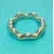 Tiffany & Co. Paloma Picasso Silver Zig Zag Band Ring Size 6.5