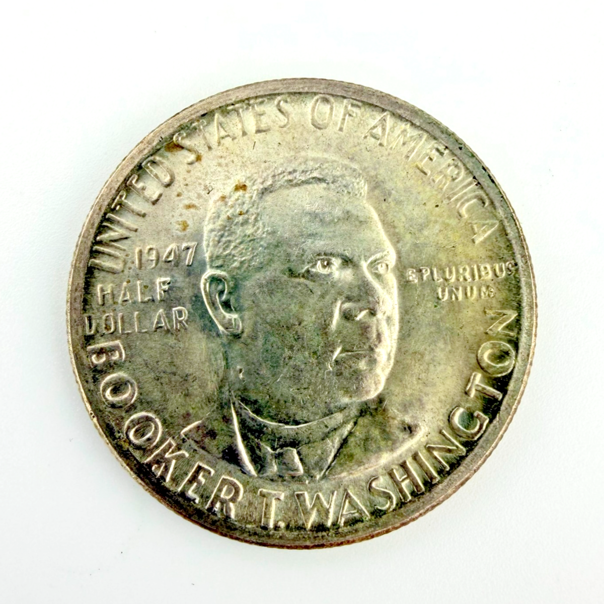 1947 Booker T. Washington Silver Half Dollar Commemorative VF+