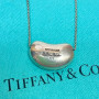 Tiffany & Co Elsa Peretti Sterling Silver Kidney Bean Pendant Necklace