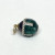 Antique Sterling Silver Green/Plum Colored Diamond Studded Enamel Egg Antique Sterling Silver Green/Plum Colored Diamond Studded Enamel Egg