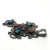 Mexico 825 Silver Amethyst Coral & Turquoise Pendant