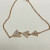 Shashi Rose Gold Triangle earring & Braclet set Shashi Rose Gold Triangle earring & Braclet set