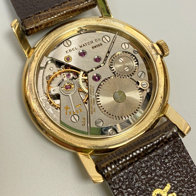 VINTAGE EBEL GOLD ELECTROPLATED, EBEL WATCH CO SWISS, 32 mm