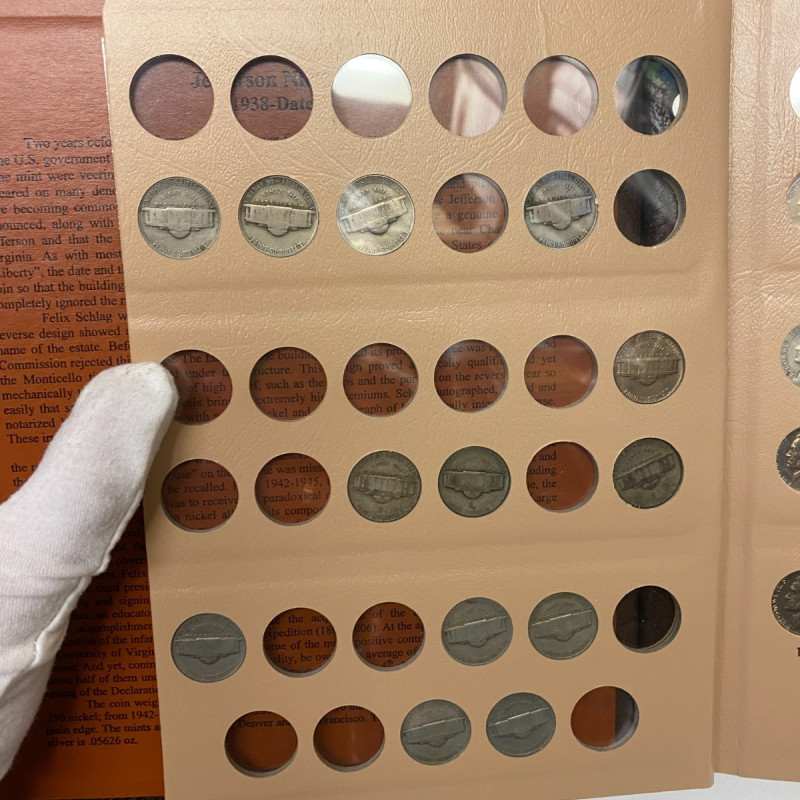 Jefferson Nickels Dansco Album with Proofs #8113 - 1938 to 2005 - No Coins Jefferson Nickels Dansco Album with Proofs #8113 - 1938 to 2005 - No Coins