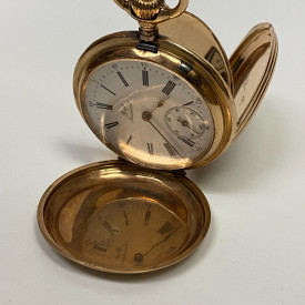Antique Borel Neuchatel 14K Gold Pocket Watch - 82.5g, Spiral Breguet, 50mm