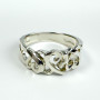 TIFFANY & CO PALOMA PICASSO TRIPLE LOVING HEARTS STERLING SILVER RING 6
