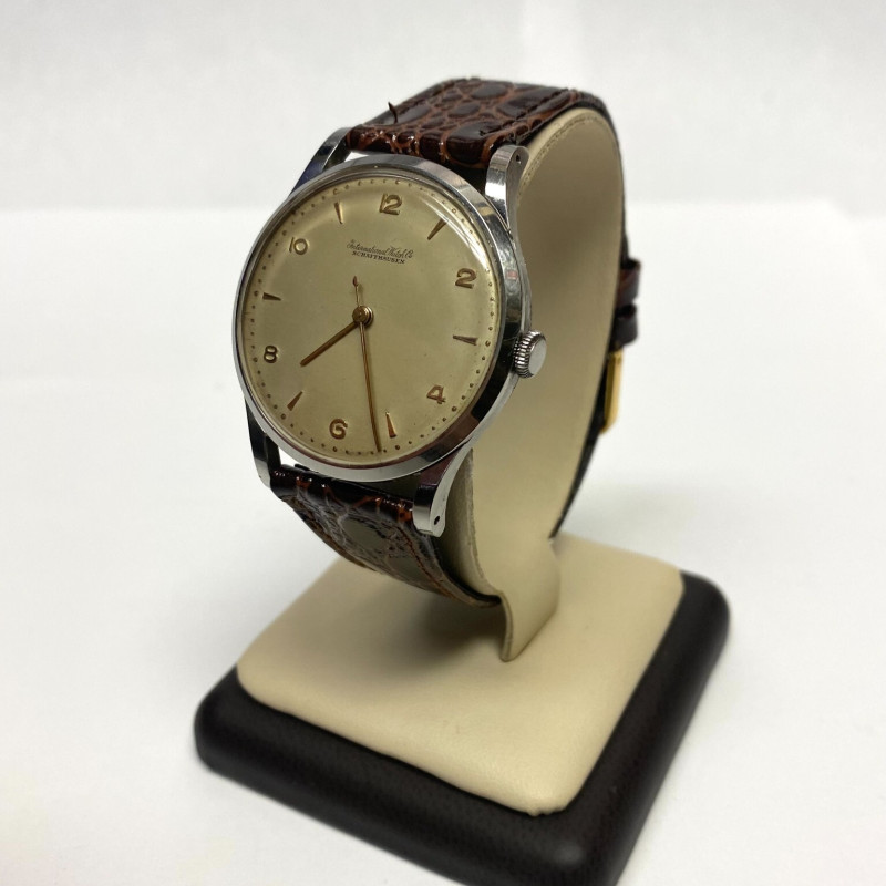 IWC Schaffhausen Mechanical Watch Co Stainless Steel 36mm, Gold Dials and Hands IWC Schaffhausen Mechanical Watch Co Stainless Steel 36mm, Gold Dials and Hands