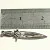 Antique Sterling Silver 2'  Small Sword 