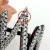 Heart Pulse Black Rhodium 925 Silver Cubic Zirconia Ring Sz 9.5