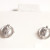 Sterling Silver Designed with Cubic Zuconia Gems Woman's Earrings
