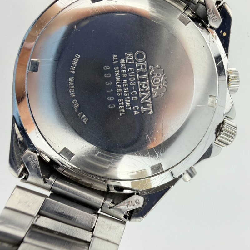 Rare watch Orient, Automatic, multi-calendar. Japan watch. 21 Jewels. Day-Date.