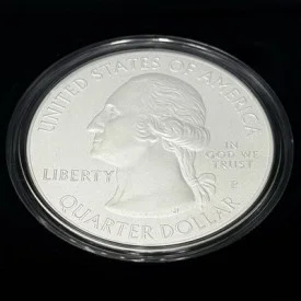 2019-P ATB 5 Oz Silver San Antonio Missions Quarter w/ OGP & COA Uncirculated
