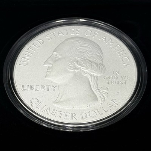 2019-P ATB 5 Oz Silver San Antonio Missions Quarter w/ OGP & COA Uncirculated