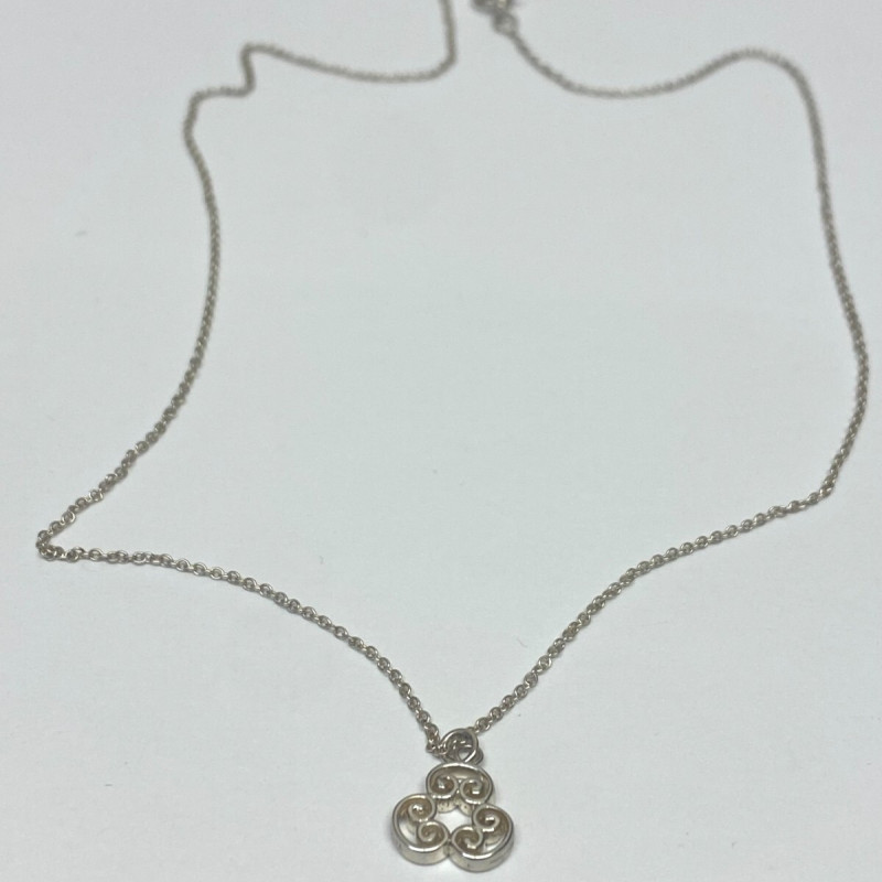 Tiffany & Co. Sterling Silver Paloma Picasso Triplo Goldini Necklace 16" Chain Tiffany & Co. Sterling Silver Paloma Picasso Triplo Goldini Necklace 16" Chain