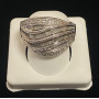 STERLING SILVER WHITE DIAMONDS 1.00CTW RING SIZE 11