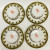 Porcelain tea set of 4 cups and saucers by Gardner Moscow