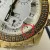 Techno Mania Real Diamond Bezel Chronograph Gold Stainless Steel Watch