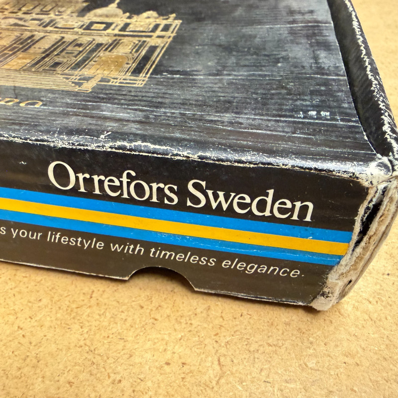 Vintage Orrefors Crystal Sweden Basilica di San Pietro Limited Edition Plate