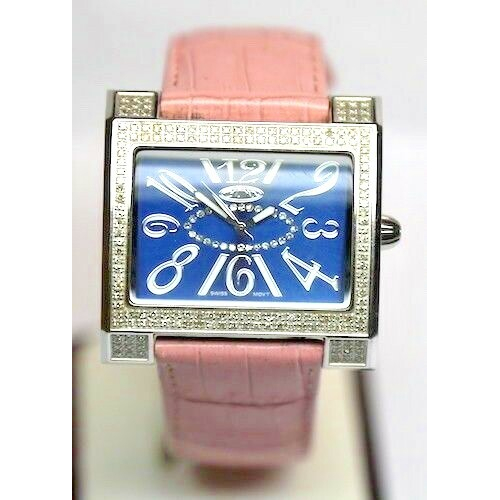 Original Yoni Diamond Bezel Blue Face Swiss Watch !!! Original Yoni Diamond Bezel Blue Face Swiss Watch !!!