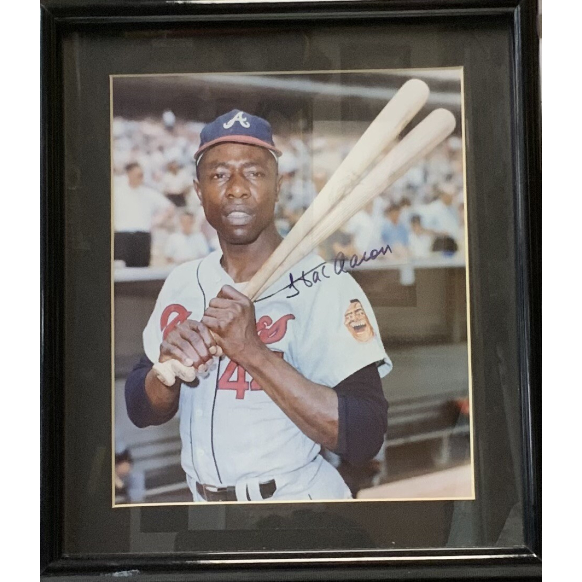 1992 Front Row The All-Time Great Series Hank Aaron Hank Aaron signature #3 HOF